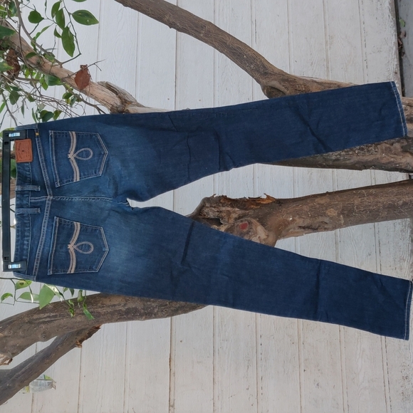 Lucky brand womens Lola skinny jeans size 8/29 color blue - Picture 4 of 13